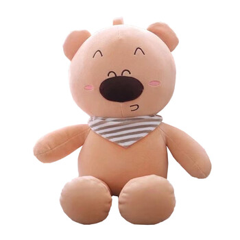 围巾小熊睡觉抱枕小象卡通公仔毛绒玩具送女友玩偶情人节生日礼物女生