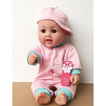 假娃娃仿真模型婴儿会说话宝宝洗澡女孩玩具大号新生儿硅胶洋娃娃 粉