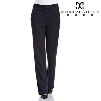 Mondial Atelier蒙迪爱尔经典简约深蓝色休闲长裤M14GK5280 深蓝色 XL