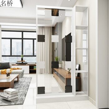 北欧式进门客厅屏风隔断柜子入户双面玄关置物架书柜简约现代酒柜