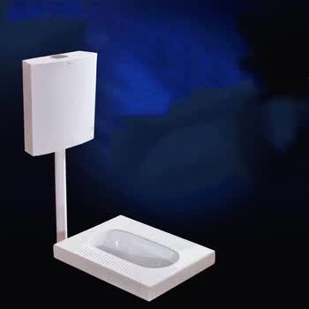 陶瓷家用冲水箱套装蹲便器 整套大便器防臭蹲厕蹲坑便池便坑 单独买