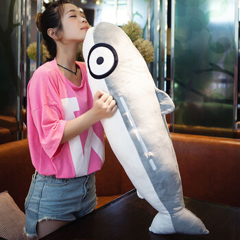 协晨 生日礼物女生毛绒玩具大马哈鱼睡觉长靠枕卡通公仔送女友玩偶
