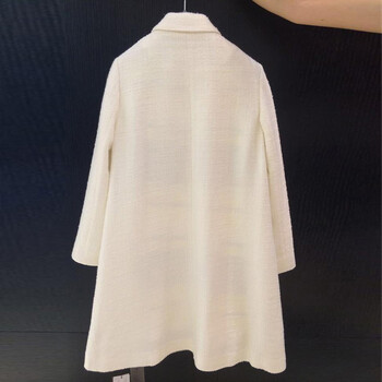 职业阿玛施特女装旗舰店 专柜正品 2015秋冬装新款时尚中长款风衣女装大衣外套 白色风衣 S(2码)