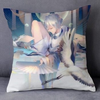虚拟歌姬言和插画海报周边抱枕cos来图定做睡觉靠垫子auy 10 55x55cm