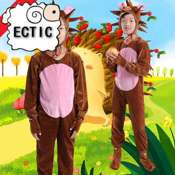 ectic六一儿童卡通表演服幼儿演出动物服舞蹈刺猬袋鼠小狮子服装老虎