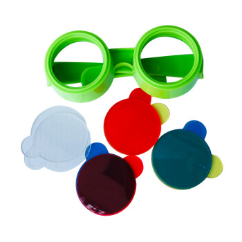 奥尔夫天地（Orff world）幼儿科学实验室教具 调色眼镜 三原色LT-P006 绿色