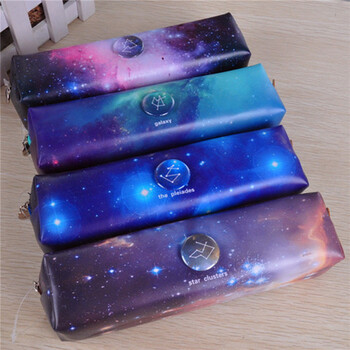 倾阑 星座笔袋 星空系列文具收纳袋铅笔盒男女 学生文具盒 笔袋