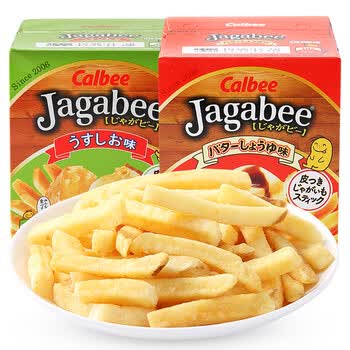 日本进口卡乐比calbee薯条三兄弟90g 北海道网红休闲膨化小吃零食