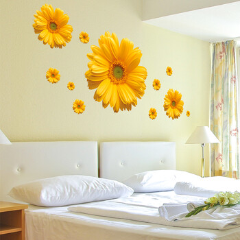 贴纸墙贴卧室温馨浪漫床头背景墙壁装饰花朵宿舍房间自粘墙纸贴画 明