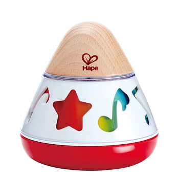 hape 旋转音符八音盒 1-2-3岁 宝宝儿童婴儿 儿童音乐盒 益智安抚玩具