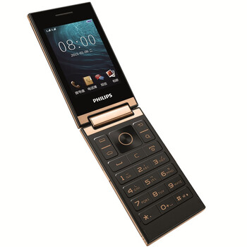 
                                        飞利浦（PHILIPS） E380 夜光黑 经典时尚翻盖双屏 移动联通2G 双卡双待 老人机 老年机 老人手机                