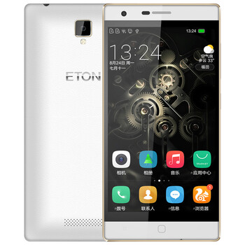 亿通（ETON） P21 移动4G 智能手机 双卡双待 珠光白