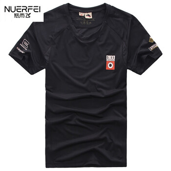 武警部队特战服夏季新款紧身短袖t恤男修身圆领打底衫纯棉速干半袖