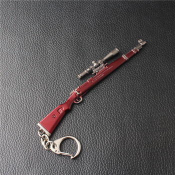 钥匙扣小号枪模挂链饰品吃鸡游戏周边配饰个性装饰yjh 小号-单独98k枪