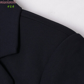 
                                        妙兰诗 2016新款秋季酒店j经理制服 银行经理服衬衫套装业务经理西装女士西服正装 黑西服+裤子918 L                