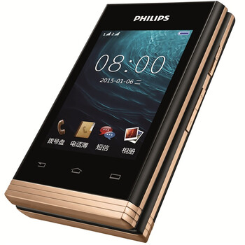 
                                        飞利浦（PHILIPS） E380 夜光黑 经典时尚翻盖双屏 移动联通2G 双卡双待 老人机 老年机 老人手机                
