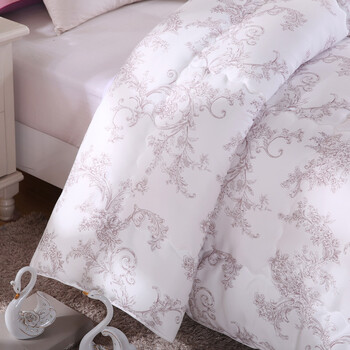 枕水名居 立体雕花天鹅绒冬被子加厚保暖单双人棉被芯 凤栖梧 200*230