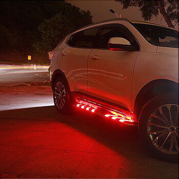 名车邦 汽车脚侧踏板 专车专用带灯led踏板 氛围灯爆闪大灯转向灯同步