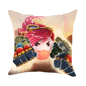 q版魄斗罗锤石提莫亚索劫剑圣女生创意生日礼物 蔚 桃皮锻中号45cm