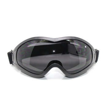 豪邦 骑行镜 摩托车风镜 防风眼镜 全天候适用防雾镜片 防护眼镜 护目镜HB2035套装 HB2035黑色框/黑色镜片 加1副黑色镜片套装