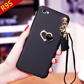 oppor9s手机壳opper9splus硅胶opopr9s保护套poop韩国opr9sp r9s心心