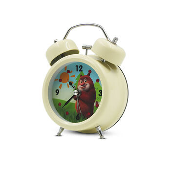 熊出没boonie bears3寸可爱卡通卧室床头夜光迷你小座钟 健康无辐射