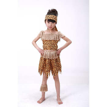 小树儿童表演服森林爷爷童话剧演出服幼儿园环保时装秀树服装 树人女