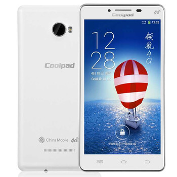 酷派 8729 移动4G手机 （4G ROM） 白色