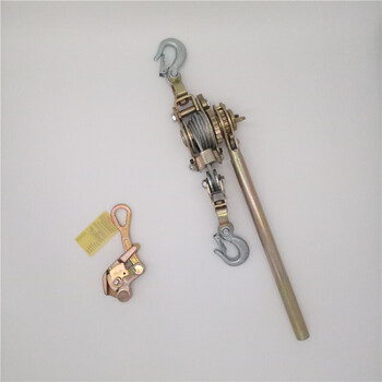 多功能双钩紧线器钳机拉钢丝绳拉紧器鬼爪收紧线器夹头电力工 日式2吨