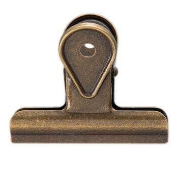 复古金属夹 小夹子文具 长尾夹凤尾燕尾票夹铁文件夹子试卷夹用品