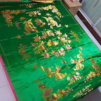 丝绸棉被龙凤被子180x220毛绒八斤芯子被罩午睡丝绒被单棉棉花夏凉加