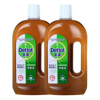 滴露 Dettol 消毒液750ml 衣物家用地板宠物消毒皮肤伤口消毒水750ml 2瓶 图片价格品牌报价 京东