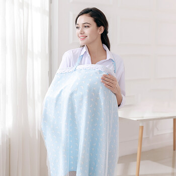 开丽多功能哺乳巾外出遮羞巾防走光授乳巾喂奶罩衣蓝天鹅 有网纱 图片价格品牌报价 京东