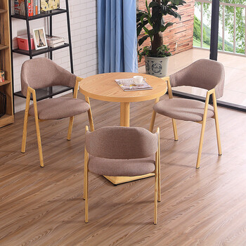 美式复古咖啡厅桌椅组合 奶茶店桌椅组合 美式咖啡厅铁艺桌椅组合