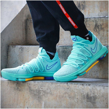 耐克nike男鞋新款杜兰特kd10代唐人街复活节缓震耐磨气垫篮球鞋897816
