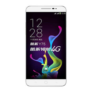酷派（Coolpad）锋尚 Y76 移动联通4G手机 双卡双待 智尚白