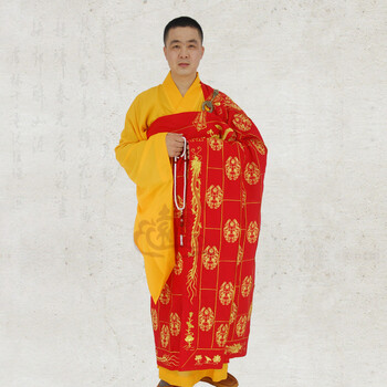宝威狼佛教用品唐僧袈裟/千寿衣寺庙方主持千佛衣佛祖同款千花衣抖音