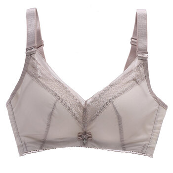 聚拢舒适直立棉女士内衣胸罩少女性感无钢圈文胸官方旗舰店 灰色 80c