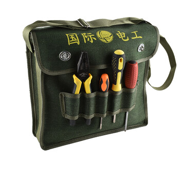帆布工具包批发大号加厚耐磨多功能维修包电工包小号工具袋水电包