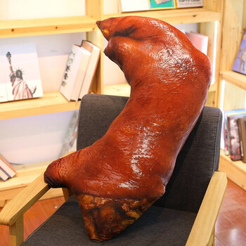 仿真大鸡腿整人恶搞食物毛绒玩具抖音创意烤猪蹄抱枕搞怪玩偶娃娃