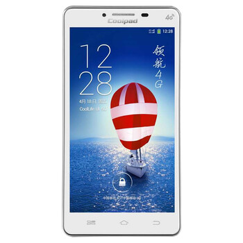 酷派 8729 移动4G手机 （4G ROM） 白色