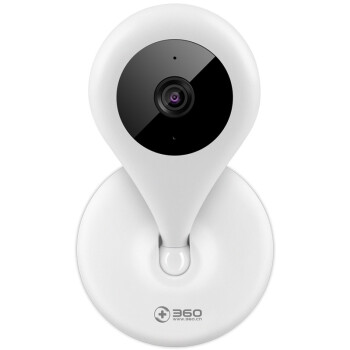 
                                        360智能摄像机 D302 小水滴 WiFi网络 高清摄像头 远程监控 哑白                