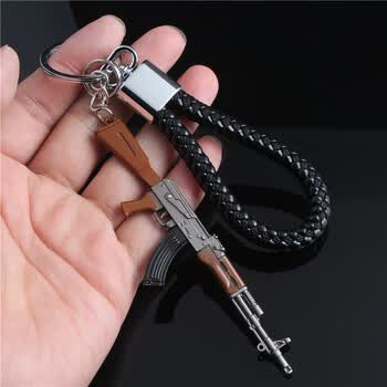 绝地求生钥匙扣挂件pubg吃鸡游戏周边akm98k挂饰挂链小akm 黑三代绳 图片价格品牌报价 京东