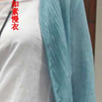 如素慢衣新款女装皱棉麻空调衫长袖衬衫文艺外披开衫女1879 天蓝色 均码55