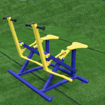 雅炫 公园小区户外健身器材两联健骑机运动健身路径双人骑马机sn2317