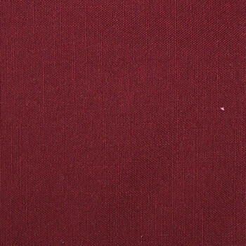 家庭别墅酒店写字楼客厅卧室素色纯色细麻布成品窗帘 酒红色 3.5x2.