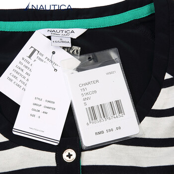 诺帝卡 NAUTICA 女士 新款 长袖T恤 51KC09 深蓝色 4NV XL