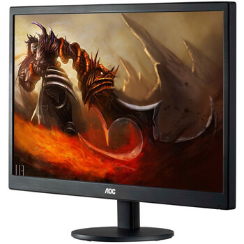 AOC E970SWN 18.5英寸LED背光节能窄边框液晶显示器（黑色）