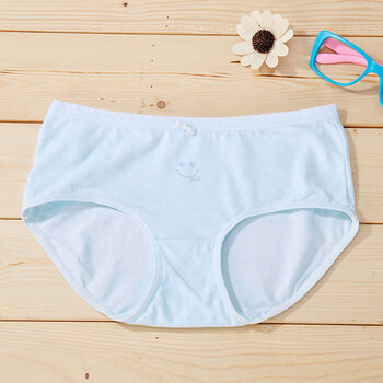 小靓美 少女内裤学生三角裤女生内裤小清新日系底裤中腰透气青少年