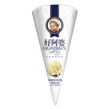 好阿婆 香草脆筒 冰淇淋雪糕 优质香草口味 60g*40